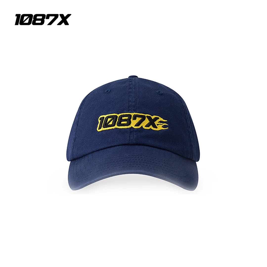 1087X溜溜哥同款火焰LOGO绣标调节时尚鸭舌帽