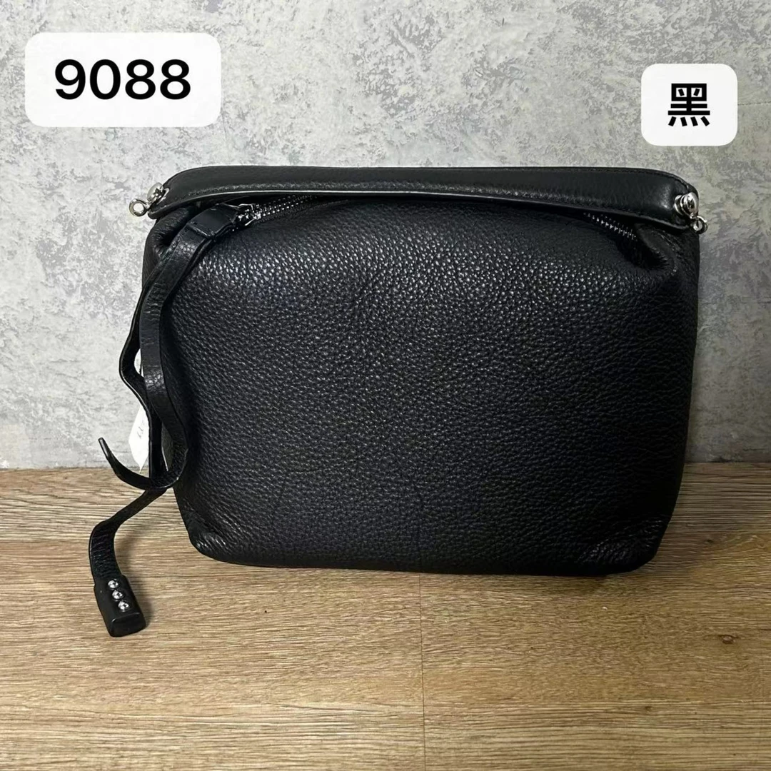 9088高品质时尚小包单肩黑色斜挎女包新款简单简约百搭女士包包