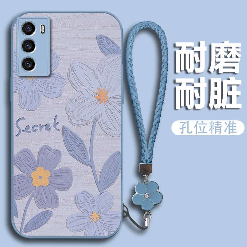 适用于vivoIQOONEO5油画花手机壳新款高级感简约