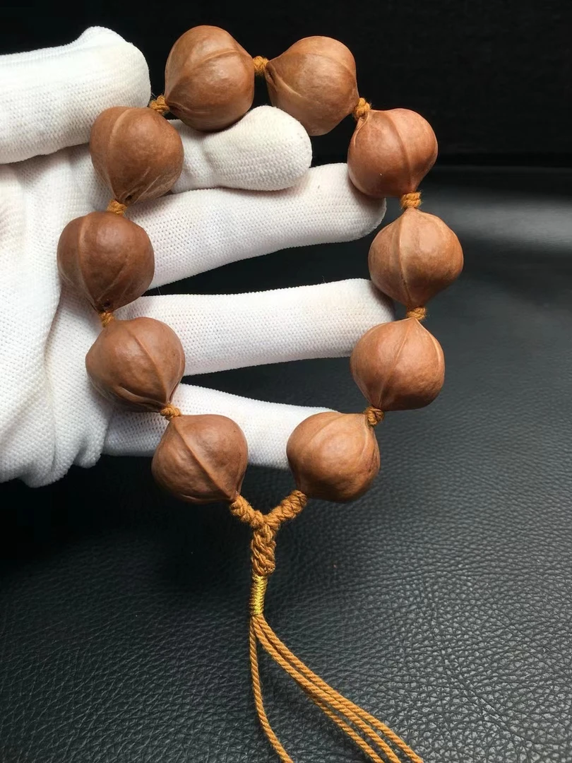 橄榄核梅林铁核短圆素串核雕素核手工手串梅林铁核老料精选