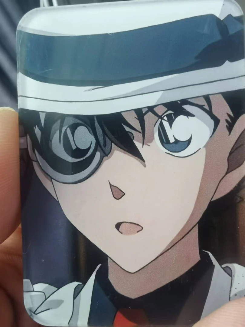 柯南冰箱贴/亚克力磁吸冰箱贴/二创名侦探柯南/卡牌周边/动漫收藏