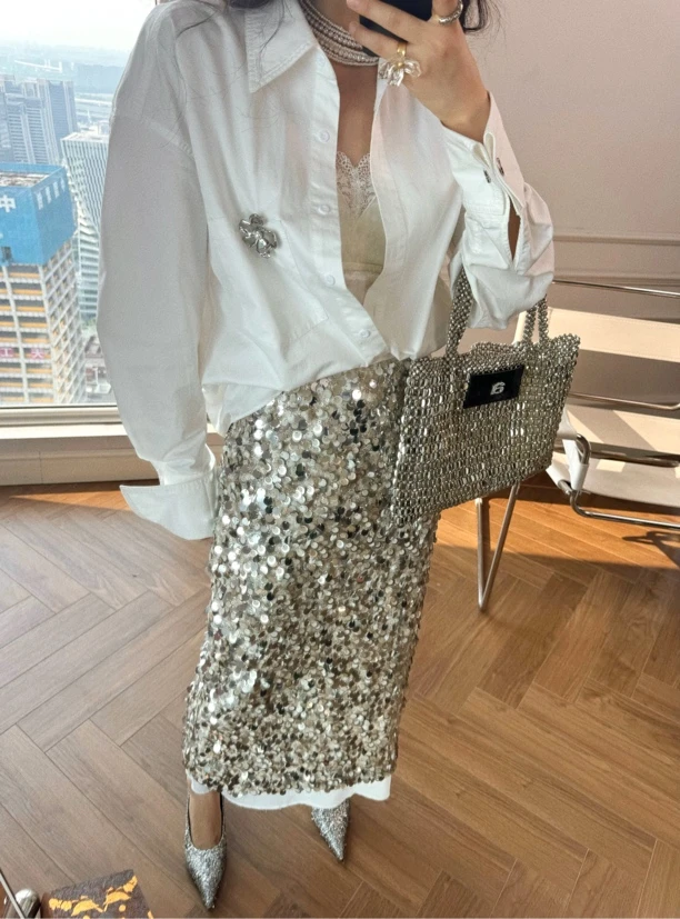 XIANPIN/鲜品【蓝朋友】24年秋季新款设计师气质时尚显瘦休闲套装