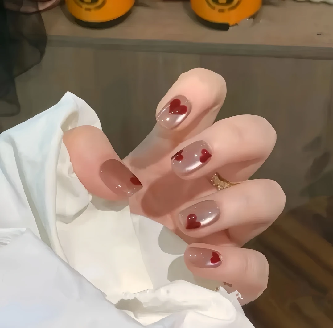 甜心派对短款穿戴甲