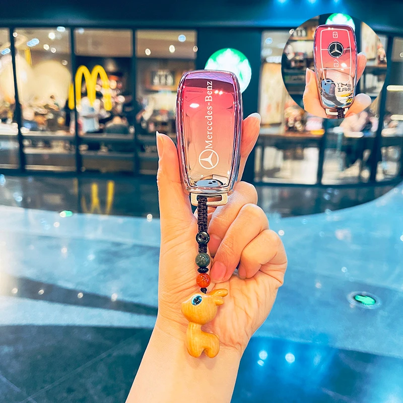 适用新奔驰e300l钥匙套c200l包glc300l扣s400l保护套s450l汽车S级