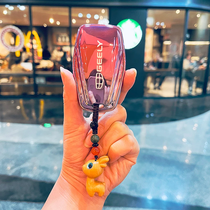 适用吉利帝豪s钥匙套缤瑞cool扣gl四4代gs星越l壳远景x6车博越l女