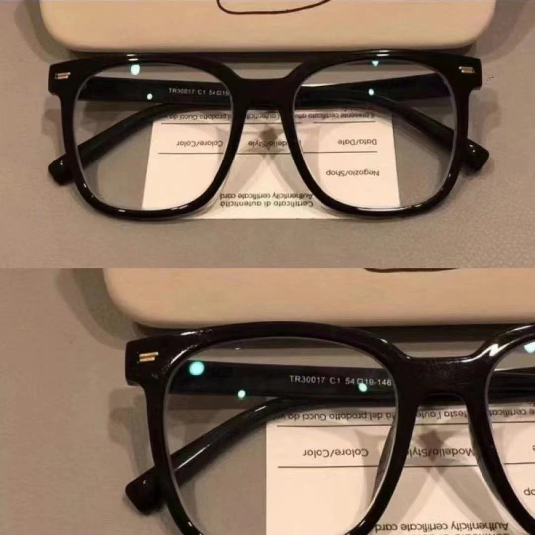 早八素颜神器！温柔肖总复古方框可配度数素颜平光近视眼镜框架女