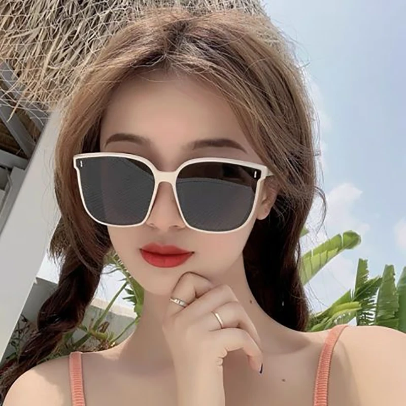 网红偏光防紫外线开车防强光时尚太阳镜脸型墨镜大框太阳镜女眼镜