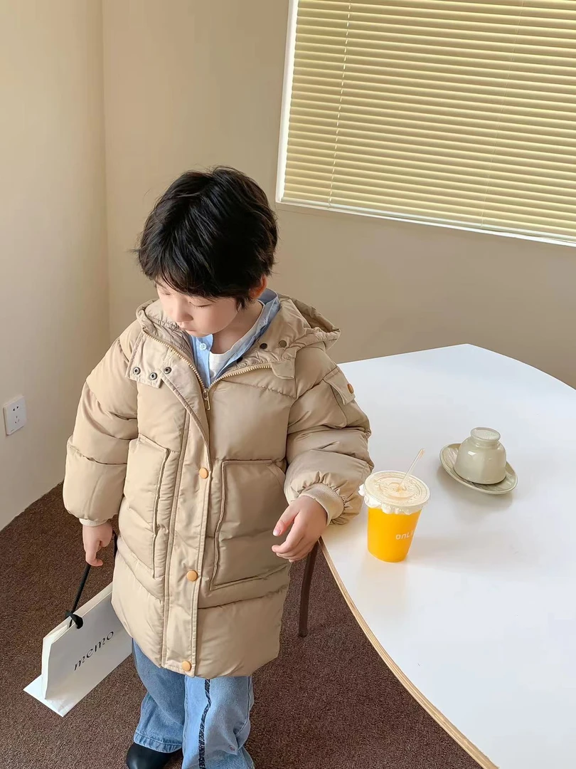 儿童简约休闲棉服