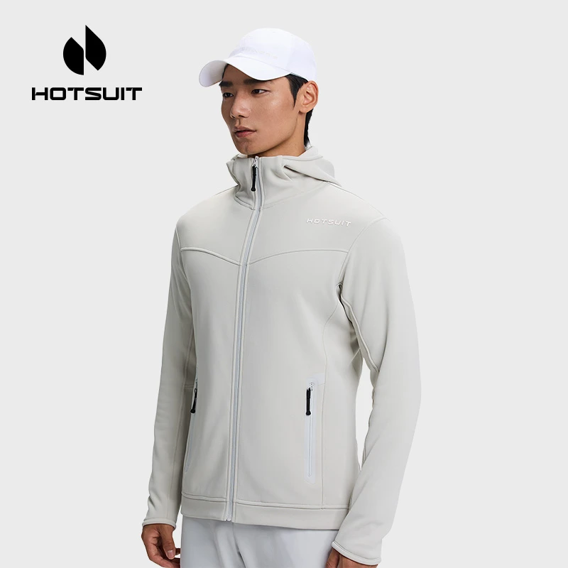 HOTSUIT/后秀运动卫衣男款户外新款户外上衣跑步健身保暖加绒外套