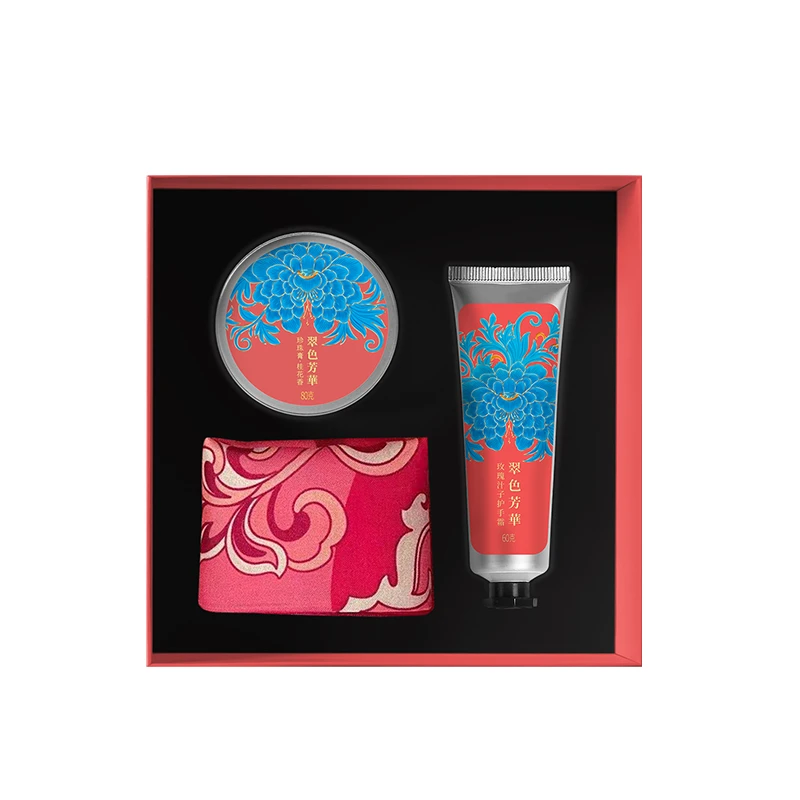 奉旨造物 翠色芳华丝巾礼盒 送妈妈送家长送礼佳品