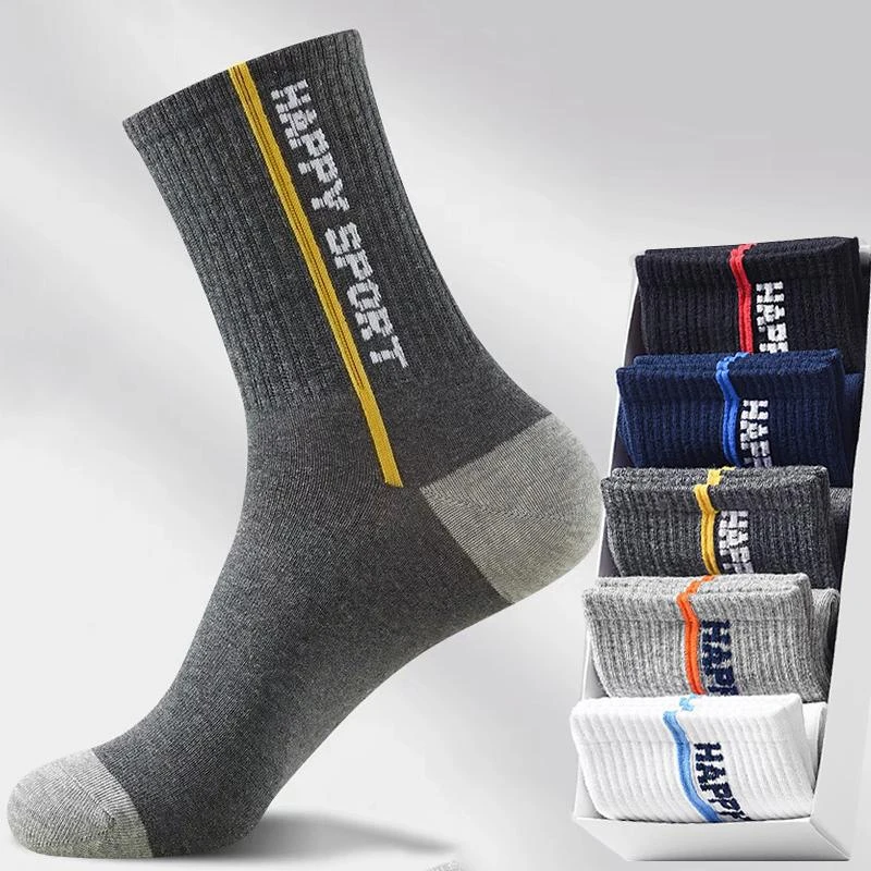 【礼盒装】男生商务长袜舒适中筒袜子男168针工艺百搭款