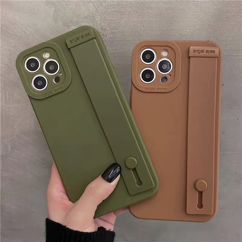 高级腕带iphone15/14promax手机壳苹果13腕带14全包防摔男女12pro