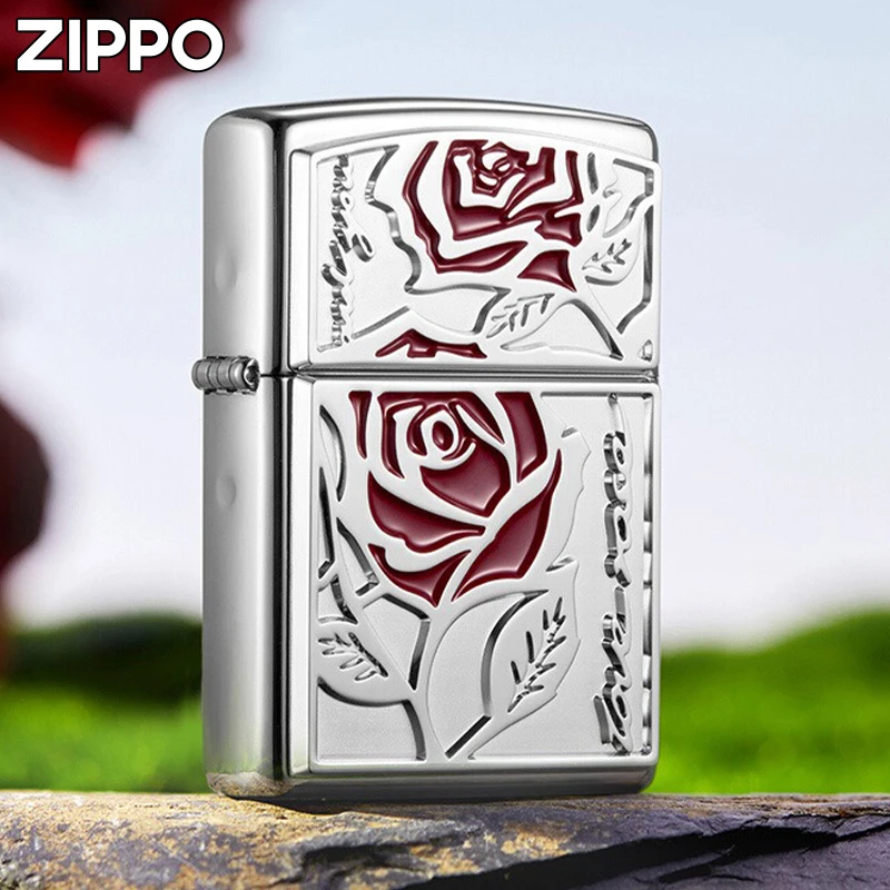 zippo打火机 玫瑰予你官方旗舰正品男实用防风礼盒装送礼物TCH1X1