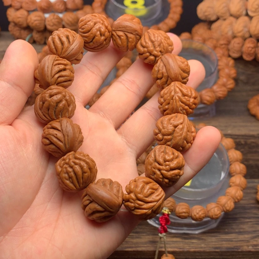 【闪购商品】桃核吊坠20豹子头 龙纹桃核