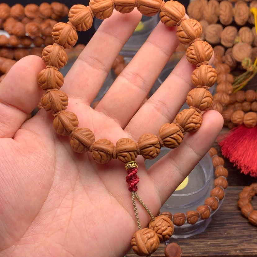 【闪购商品】桃核吊坠14野生金禅