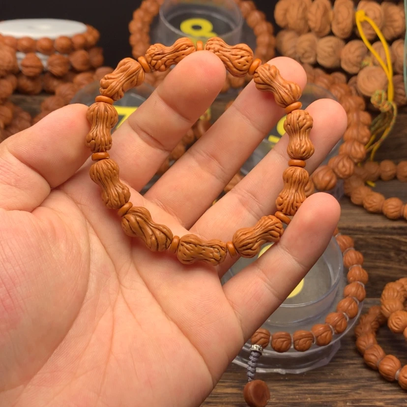 【闪购商品】桃核吊坠花生 龙纹桃核