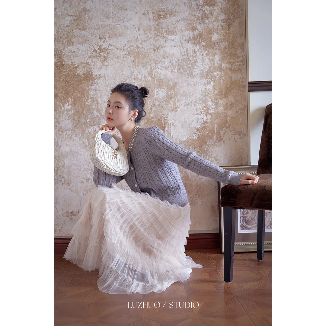 LZ03514鹿阿姨卓叔叔◆「月光浮星」蛋糕裙