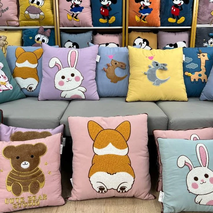 雷【K孤品尾单抱枕被】家居学生幼儿园车载多功能二合一两用