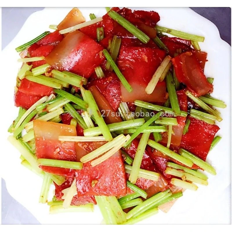 冷冻三好素腊肉纯素食腊味粉蒸烧菜回锅肉仿荤植物素肉豆制品斋菜