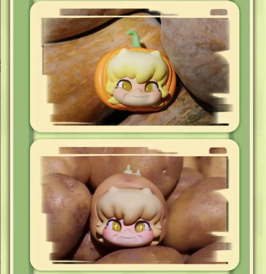 【福鹿】正版零大王果蔬头蔬菜头盲盒潮玩PVC少女心盲盒手办