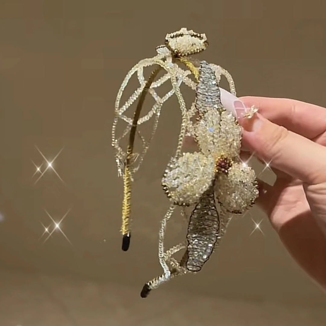 西子浮光绿影系列小花发箍470