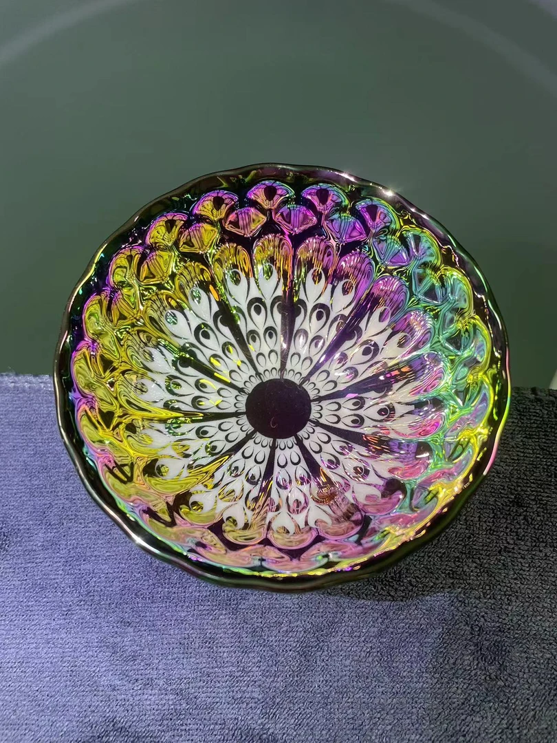 【闪购商品】梦幻彩孔雀 茶杯主人杯