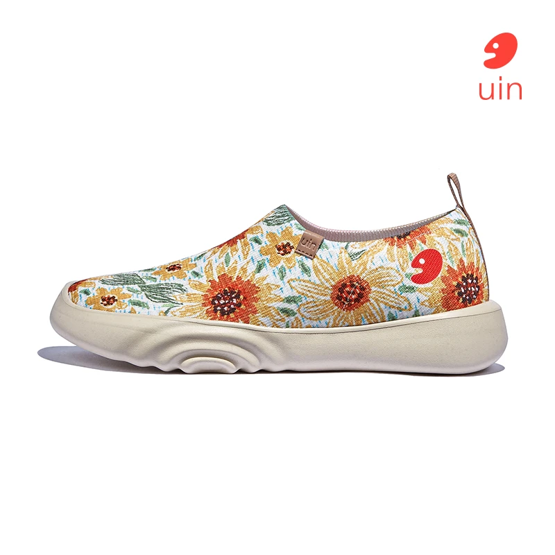 uin彩绘旅行鞋托莱多15现代艺术一脚蹬休闲板鞋懒人鞋男女春夏托