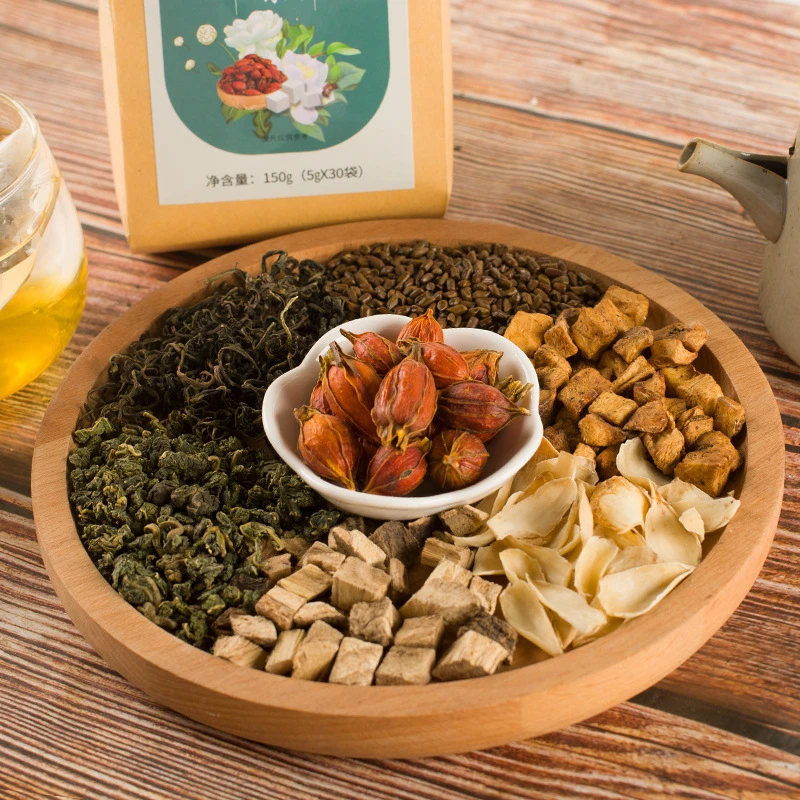 无品牌南京同仁堂菊苣栀子茶现货代用茶款袋装养生茶