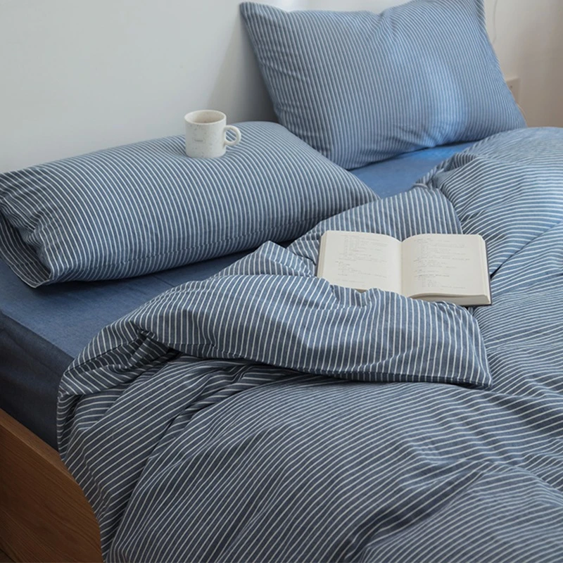 【AA四件套】纯棉全棉水洗棉四件套三件套学生宿舍格子四件套