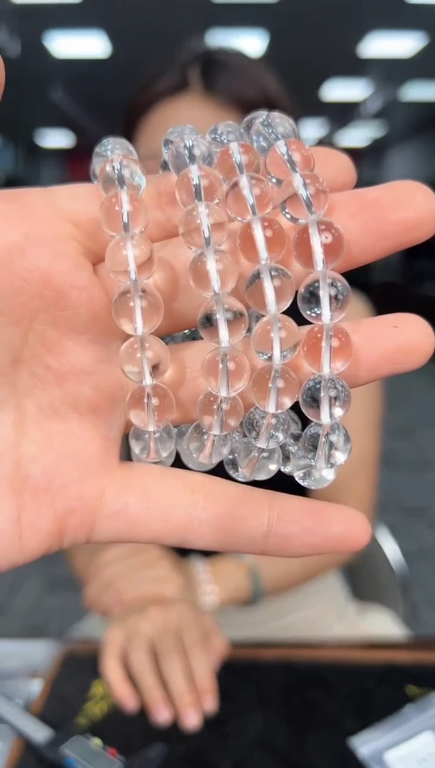 【闪购商品】水晶手链未镶嵌YM101 10mm多样性发一件