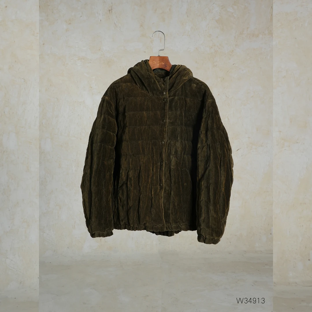 布衣分享 W34913 几见冬季时尚休闲连帽百搭复古羽绒服外套保暖