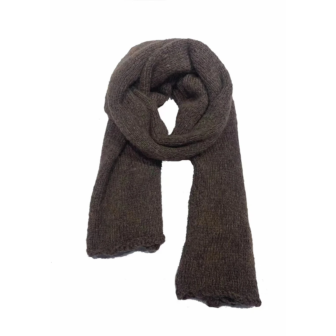 左岸迷香 Z24FW7217 布衣分享休闲百搭保暖羊毛针织围巾