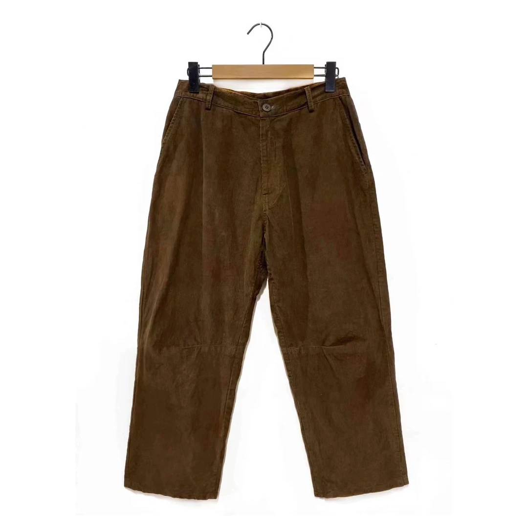 左岸迷香  Z22FW3004 布衣分享羊毛混纺休闲裤牛仔裤