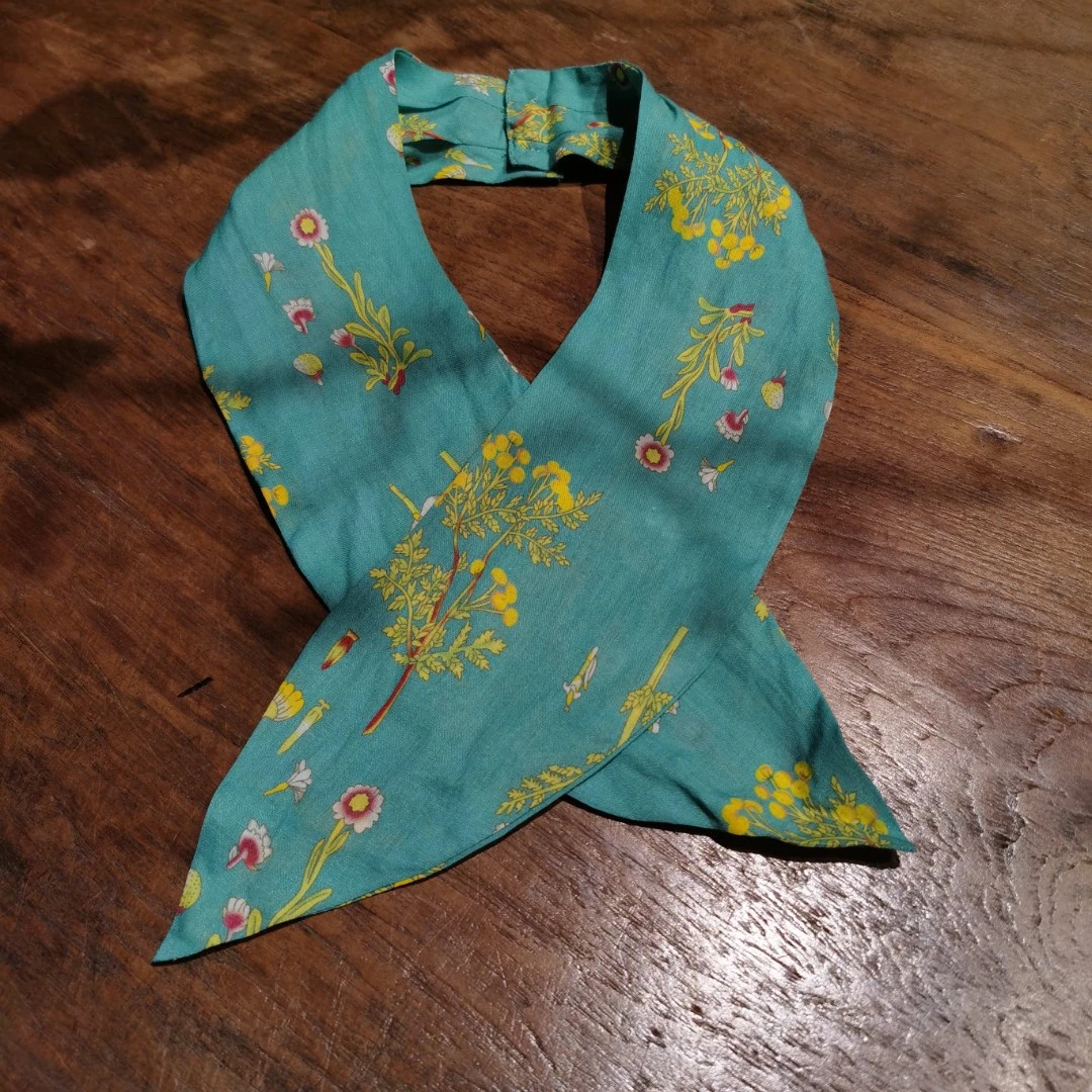 布衣分享 JL001  原创定制印花亚麻时尚休闲配饰假领子