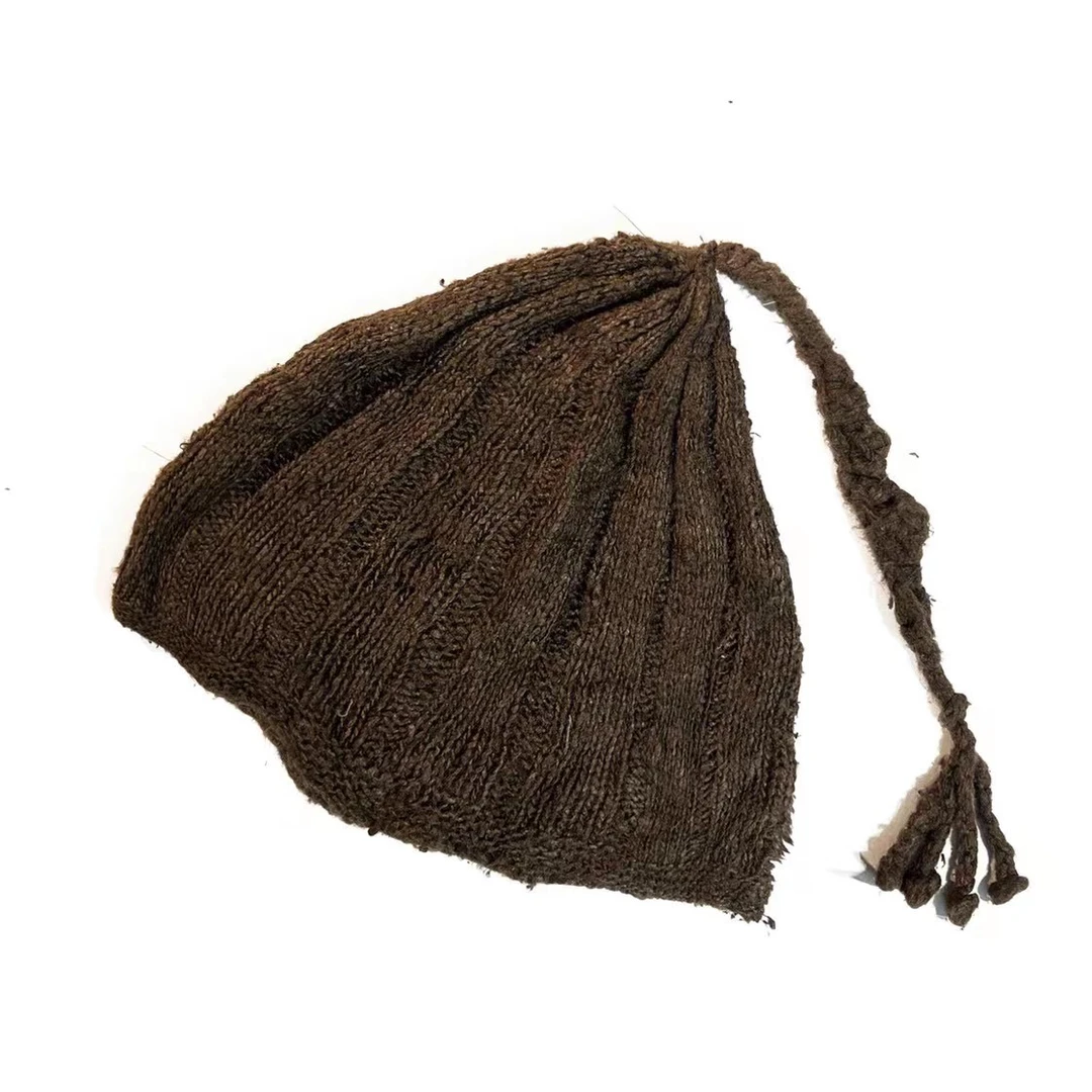 Z23SS7106左岸迷香 针织纯色帽子时尚百搭编织冷帽可爱保暖小众