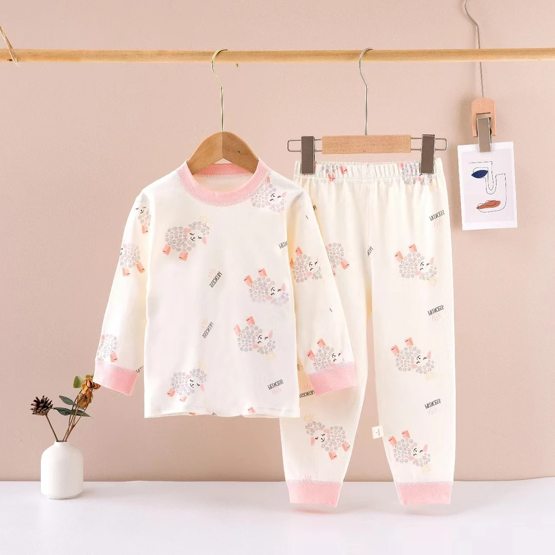 (100棉全无骨）A类秋冬新款1-10岁家居套装M-2306-16