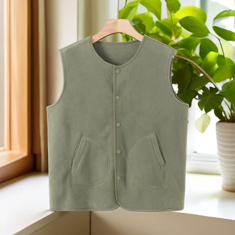 女士新款秋冬马甲休闲坎肩简约上衣宽松大版简约必备装外套背心