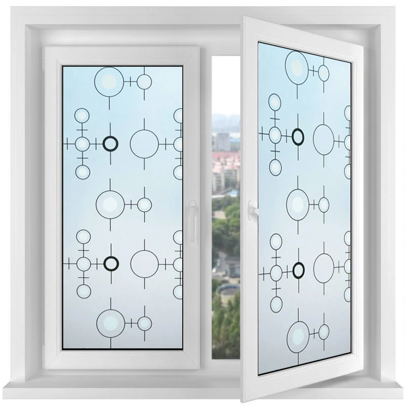 玻璃贴纸自粘磨砂玻璃膜透光不透明隔热卫生间浴室阳台遮光防晒膜