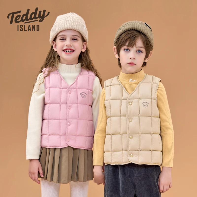 【华姐专享】泰迪爱兰/儿童背心宝宝马保暖马甲春秋冬童装T520