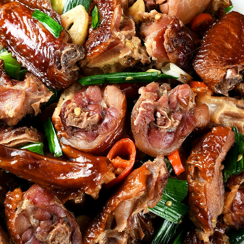 湖南特产腊味农家烟熏腊鸡散养土鸡腊肉传统真空散装一斤一袋方便