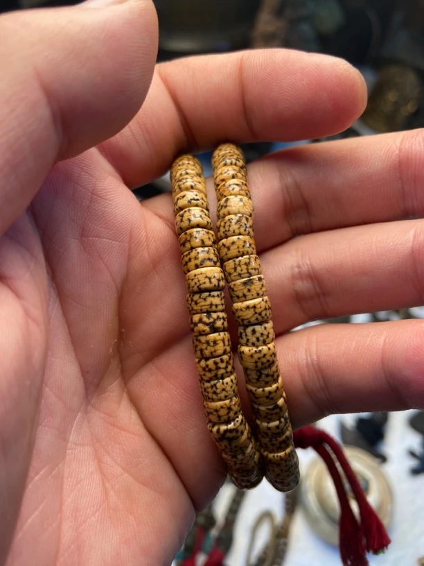 星月菩提 奶白小尺寸 直切 收缩到位