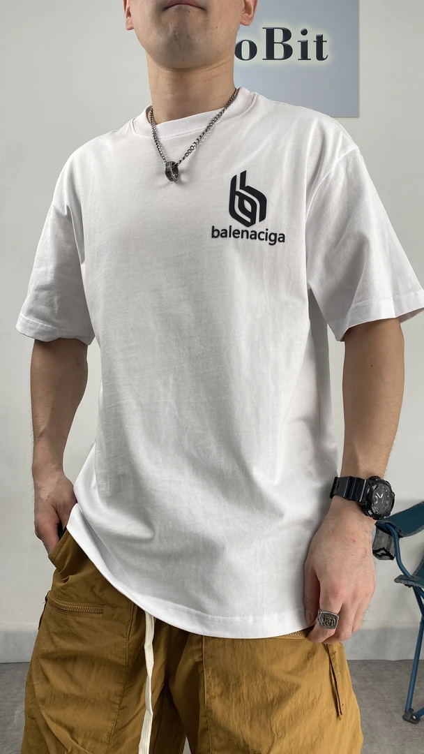 男士夏季潮牌宽松版高克重纯棉T恤