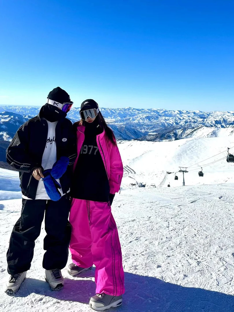 3L全压胶运动风滑雪服套装防风防水单板双板自由式耐磨