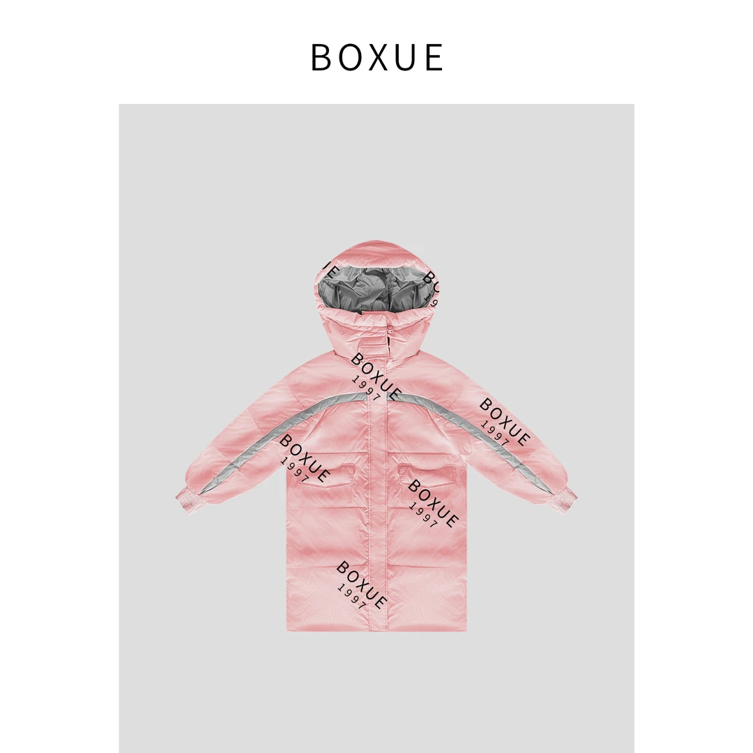 BOXUE “90度” 冬季轻暖感宽松羽绒服 外套#231127YR37