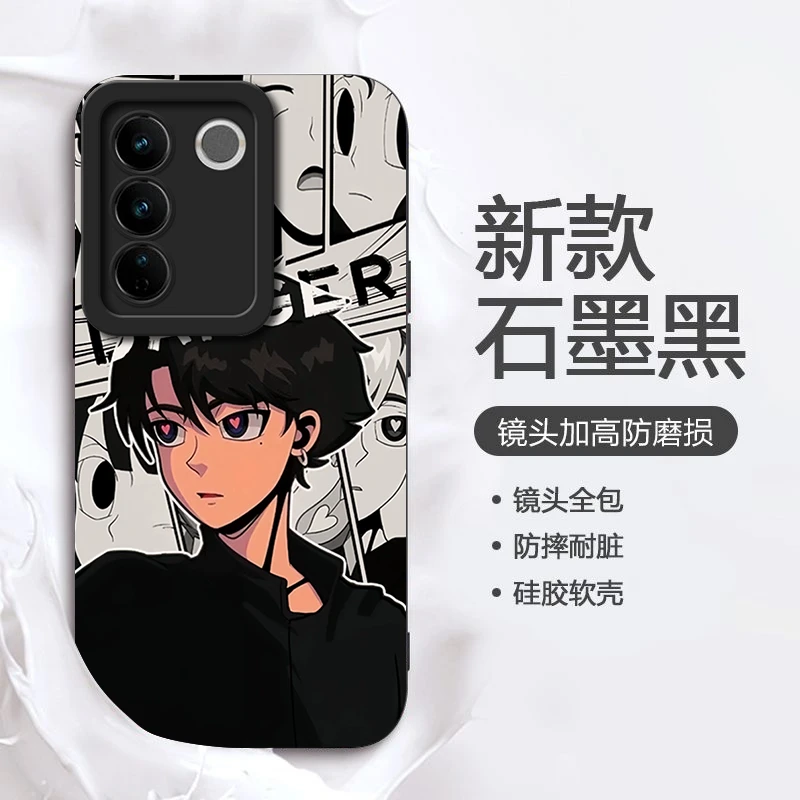 漫画男孩vivoS16手机壳防摔S16PRO软S16E女款个性时尚网红潮简约