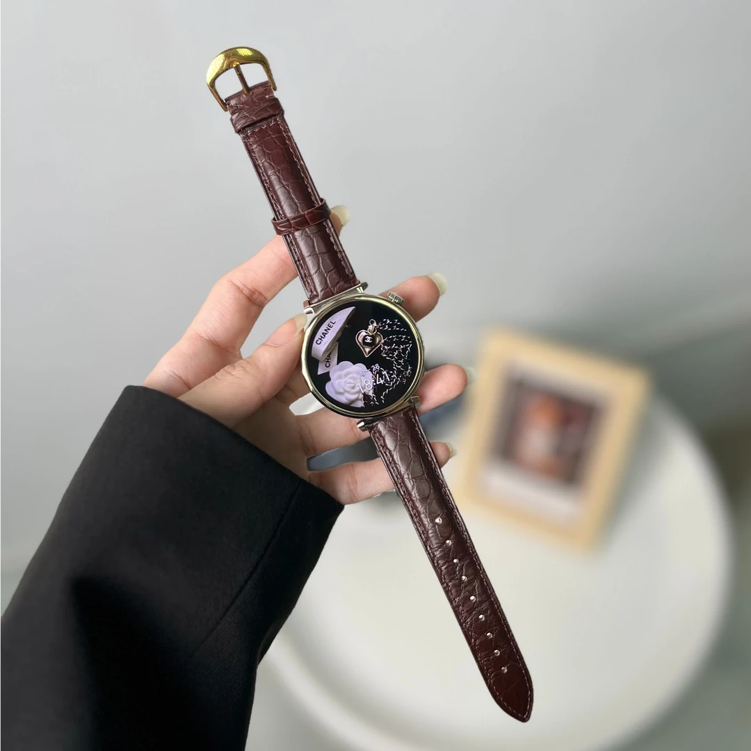 适用华为手表gt5鳄鱼皮表带GT5pro新款真皮高级女生配件watch4pro