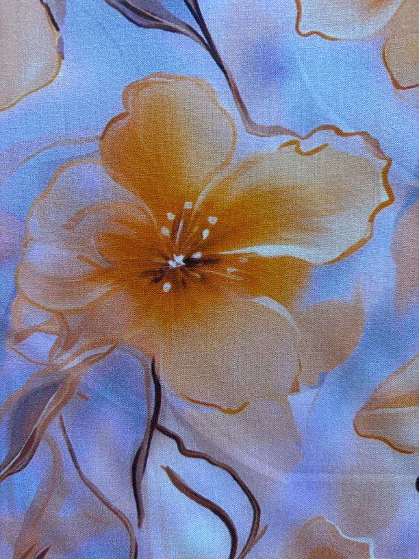 【高品棉绸-花蔓密语】面料现裁，不支持7天无理由