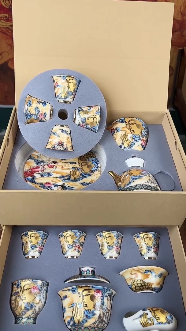 【闪购商品】羊脂玉敦煌大套组