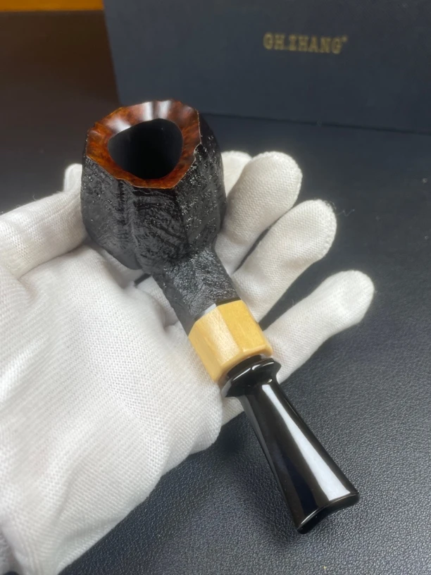 龙城viktor联名编号54石楠木烟斗（内径20 斗深38）