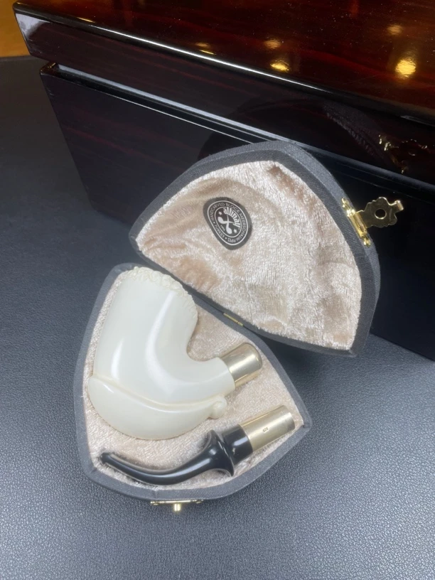 土耳其奥迪内海泡石烟斗（内径20.8 斗深44.5）